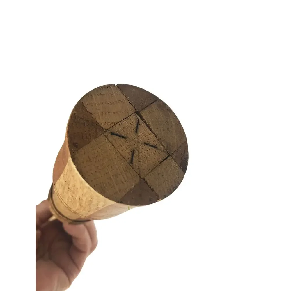 Hand Carved Wooden Pestle: Primitive Rustic Farmhouse Decor